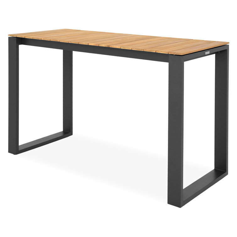 Ebern Designs Lanyia Rectangular 170Cm L Bar Table Wayfair.co.uk